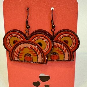 Fall Mickey Mouse Earrings
